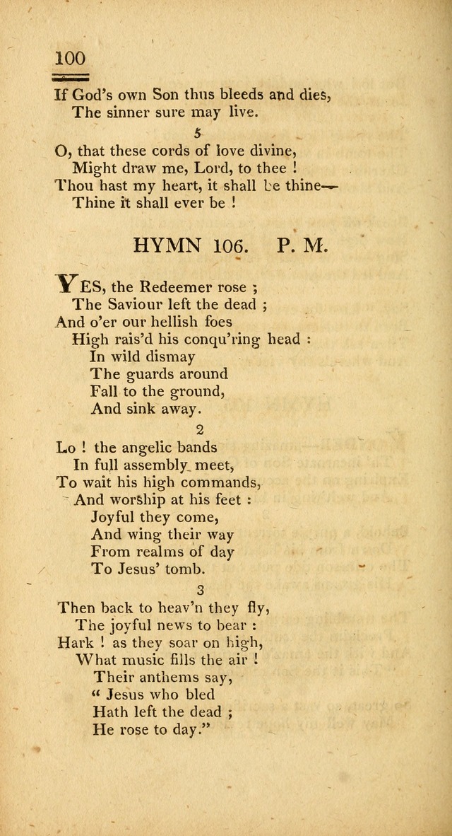 Psalms, Hymns and Spiritual Songs: selected and designed for the use of  the church universal, in public and private devotion; with an appendix, containing the original hymns omitted in the last ed. page 102