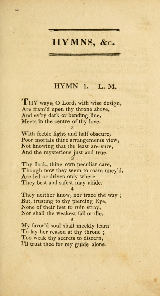 Psalms, Hymns and Spiritual Songs: selected and designed for the use of  the church universal, in public and private devotion; with an appendix, containing the original hymns omitted in the last ed. page 11