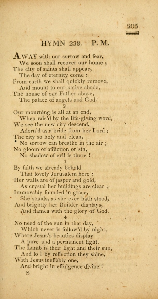 Psalms, Hymns and Spiritual Songs: selected and designed for the use of  the church universal, in public and private devotion; with an appendix, containing the original hymns omitted in the last ed. page 207