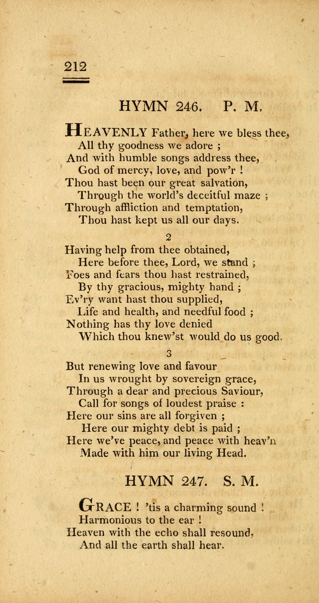 Psalms, Hymns and Spiritual Songs: selected and designed for the use of  the church universal, in public and private devotion; with an appendix, containing the original hymns omitted in the last ed. page 214