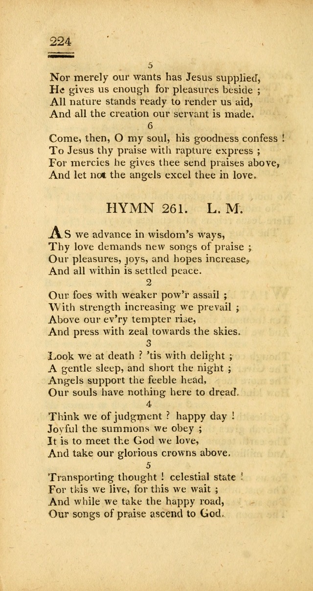 Psalms, Hymns and Spiritual Songs: selected and designed for the use of  the church universal, in public and private devotion; with an appendix, containing the original hymns omitted in the last ed. page 226