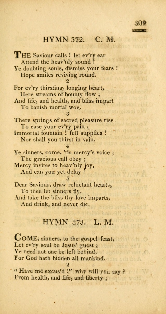 Psalms, Hymns and Spiritual Songs: selected and designed for the use of  the church universal, in public and private devotion; with an appendix, containing the original hymns omitted in the last ed. page 311