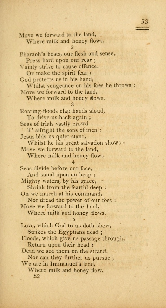 Psalms, Hymns and Spiritual Songs: selected and designed for the use of  the church universal, in public and private devotion; with an appendix, containing the original hymns omitted in the last ed. page 53