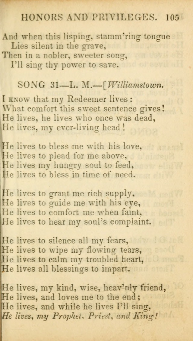 Psalms, Hymns, and Spiritual Songs: original and selected (5th ed.) page 107