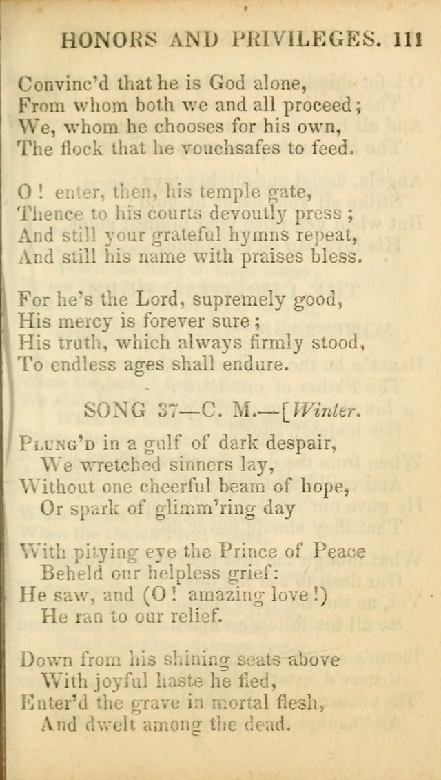 Psalms, Hymns, and Spiritual Songs: original and selected (5th ed.) page 113