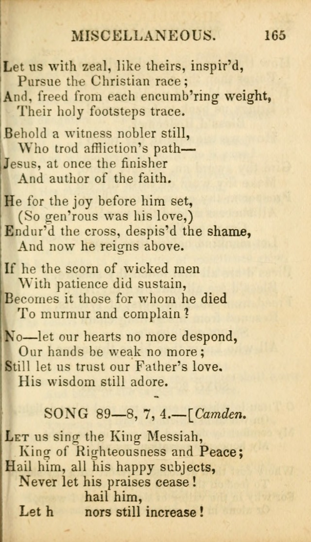 Psalms, Hymns, and Spiritual Songs: original and selected (5th ed.) page 167