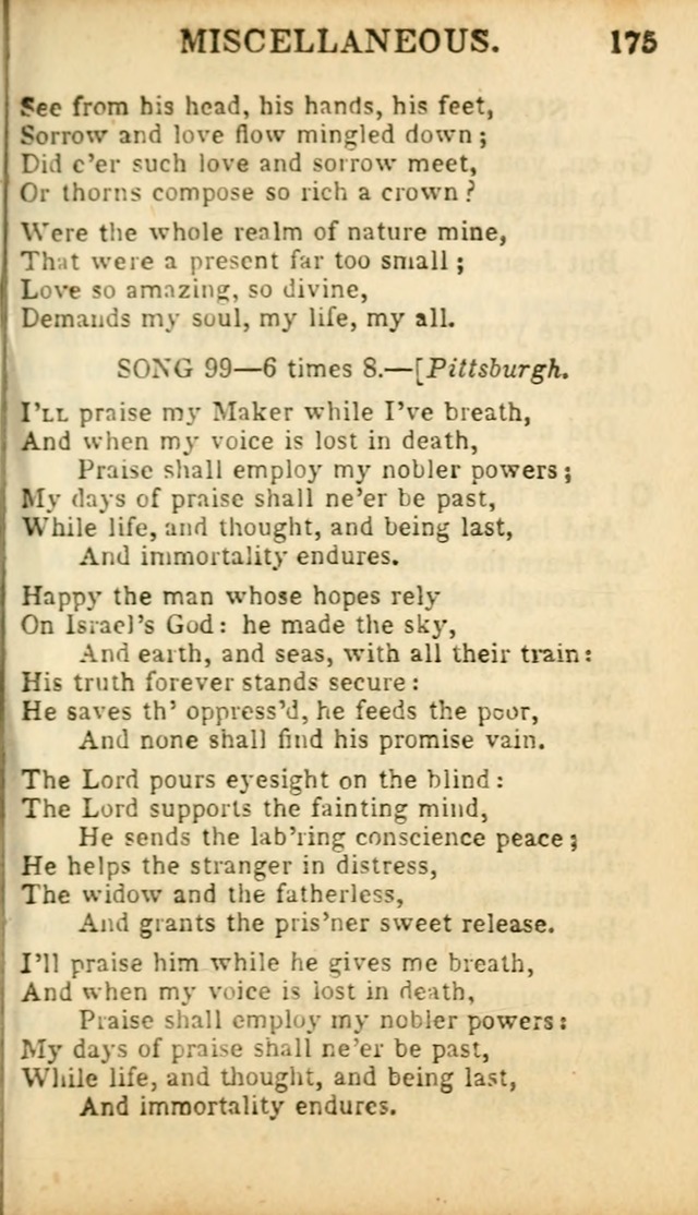 Psalms, Hymns, and Spiritual Songs: original and selected (5th ed.) page 177