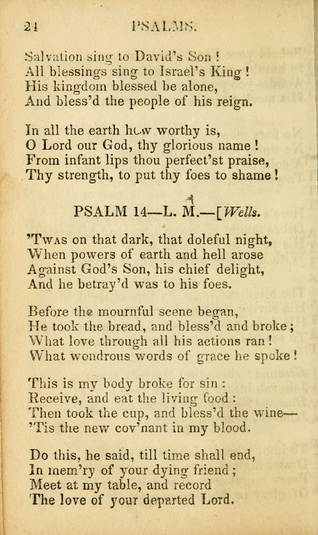 Psalms, Hymns, and Spiritual Songs: original and selected (5th ed.) page 24