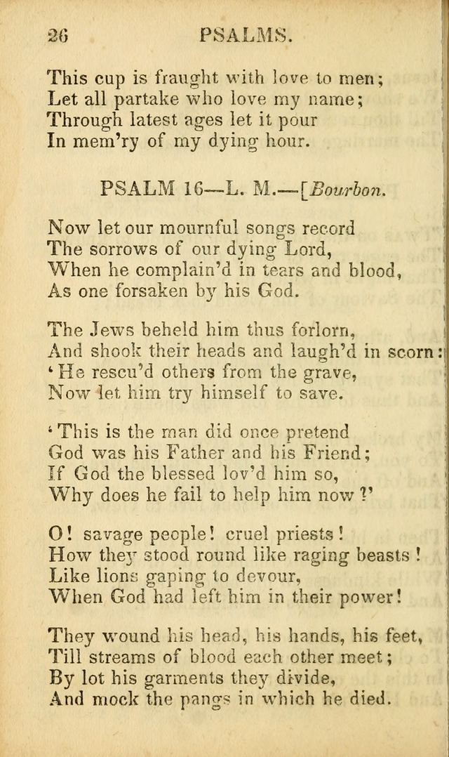 Psalms, Hymns, and Spiritual Songs: original and selected (5th ed.) page 26