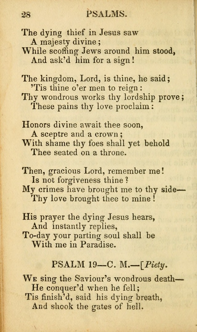 Psalms, Hymns, and Spiritual Songs: original and selected (5th ed.) page 28