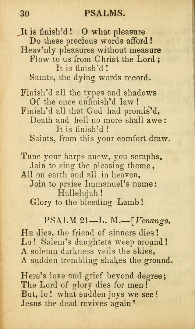 Psalms, Hymns, and Spiritual Songs: original and selected (5th ed.) page 30