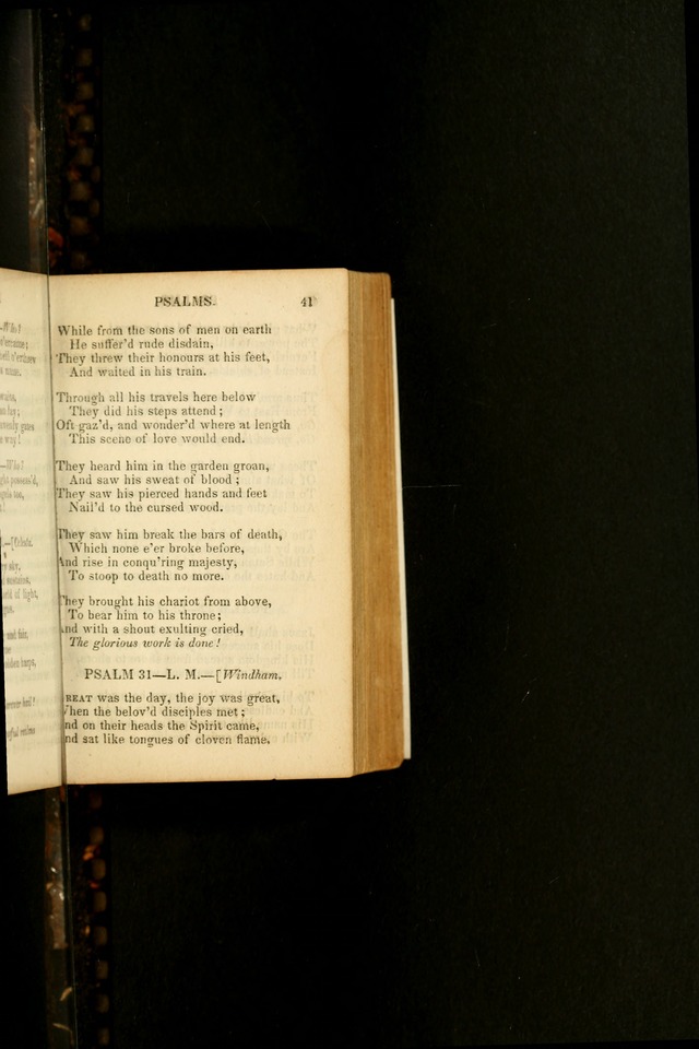 Psalms, Hymns, and Spiritual Songs: original and selected (5th ed.) page 41