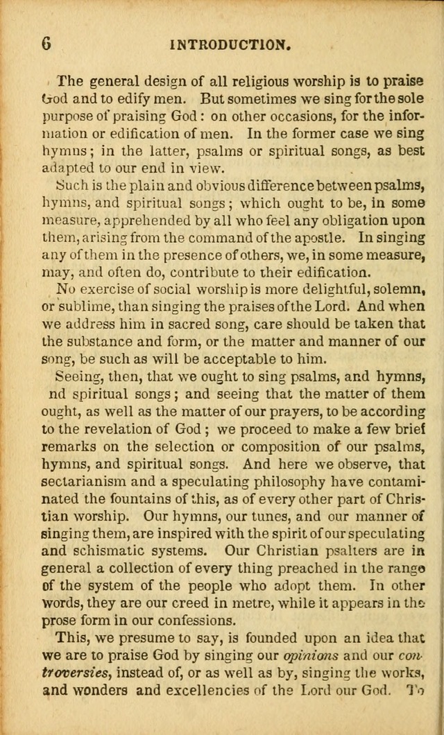 Psalms, Hymns, and Spiritual Songs: original and selected (5th ed.) page 6