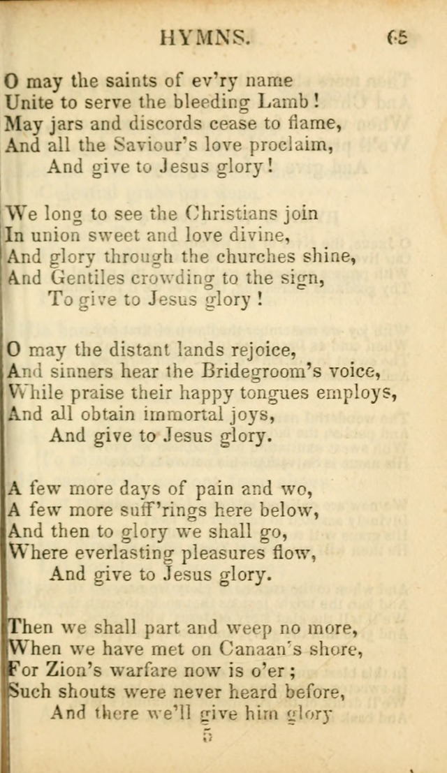 Psalms, Hymns, and Spiritual Songs: original and selected (5th ed.) page 67