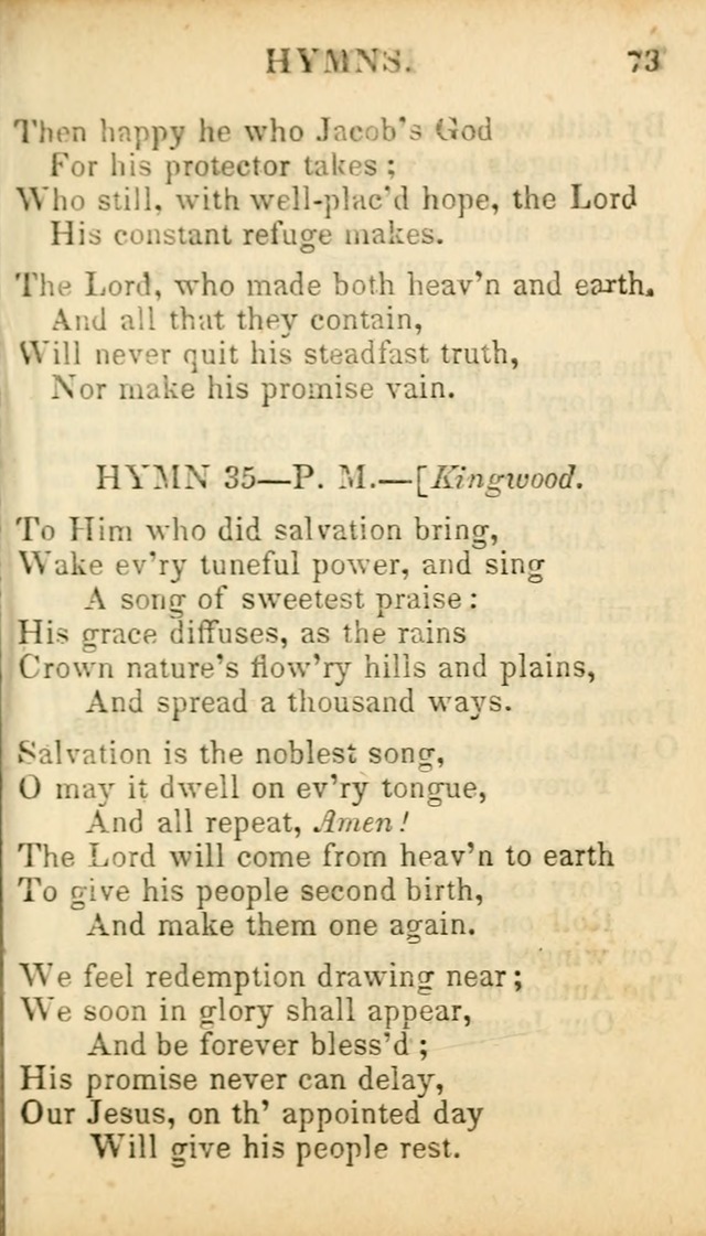 Psalms, Hymns, and Spiritual Songs: original and selected (5th ed.) page 75