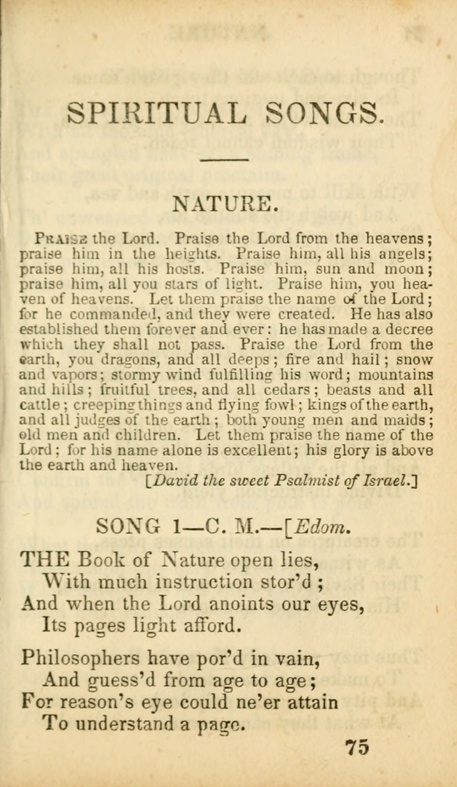 Psalms, Hymns, and Spiritual Songs: original and selected (5th ed.) page 77