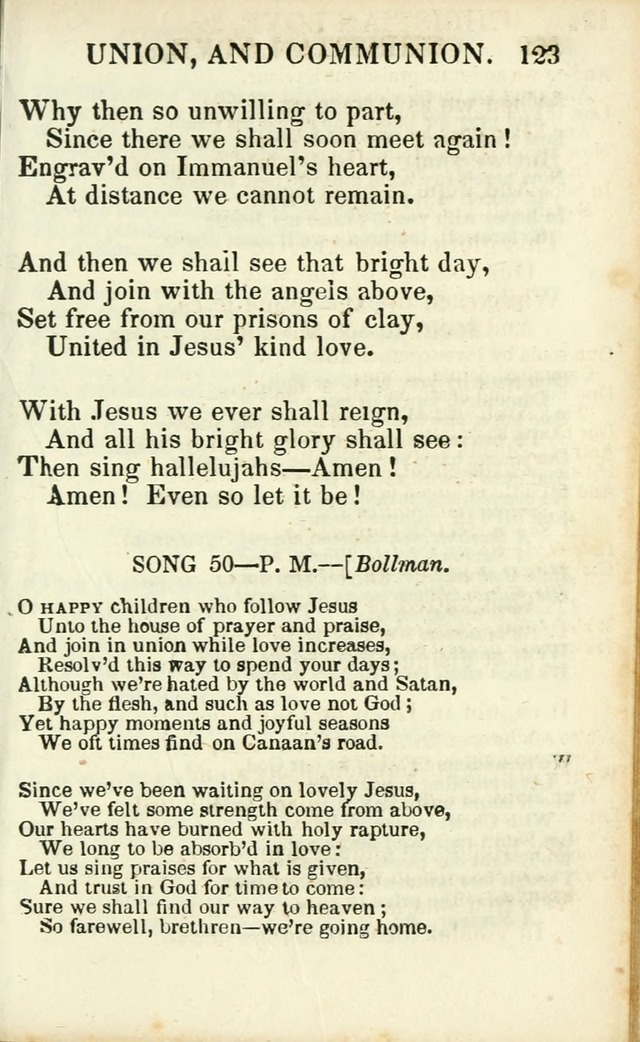 Psalms, Hymns and Spiritual Songs, Original and Selected. (14th stereotype ed.) page 123