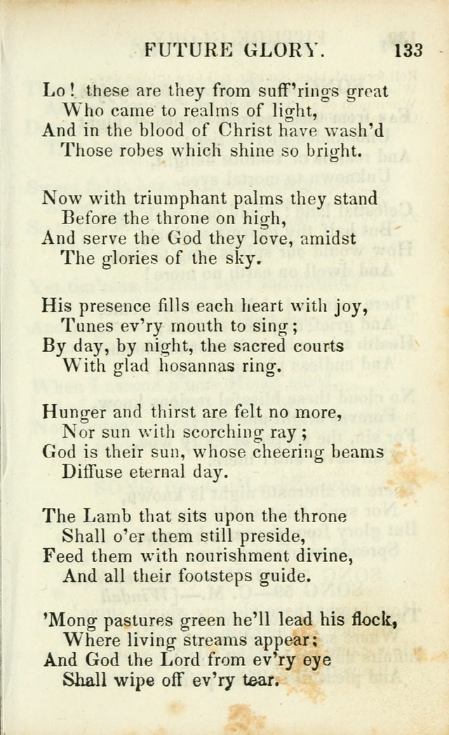 Psalms, Hymns and Spiritual Songs, Original and Selected. (14th stereotype ed.) page 133