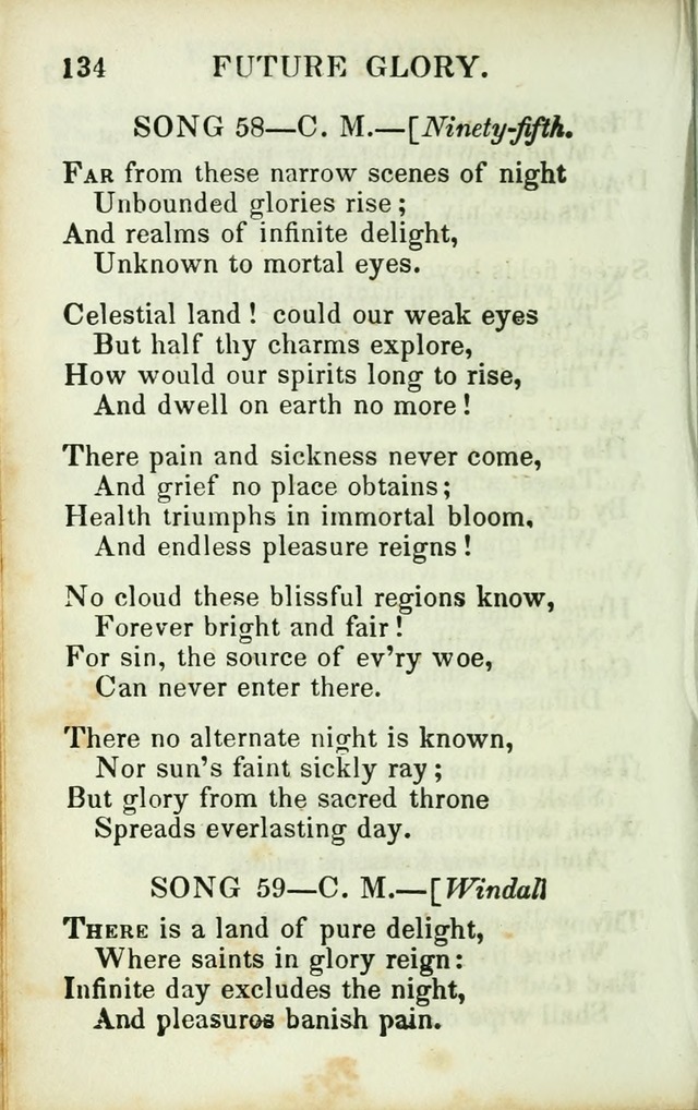 Psalms, Hymns and Spiritual Songs, Original and Selected. (14th stereotype ed.) page 134