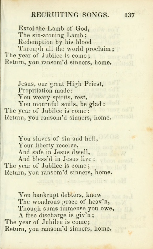 Psalms, Hymns and Spiritual Songs, Original and Selected. (14th stereotype ed.) page 137