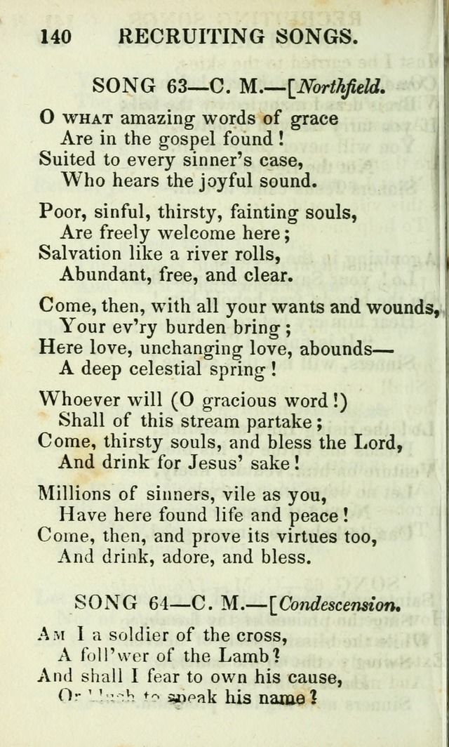 Psalms, Hymns and Spiritual Songs, Original and Selected. (14th stereotype ed.) page 140