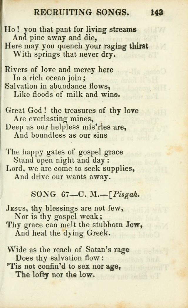 Psalms, Hymns and Spiritual Songs, Original and Selected. (14th stereotype ed.) page 143