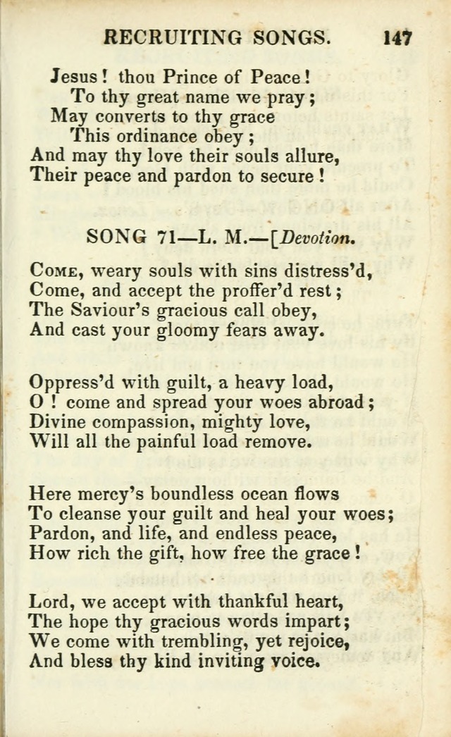 Psalms, Hymns and Spiritual Songs, Original and Selected. (14th stereotype ed.) page 147