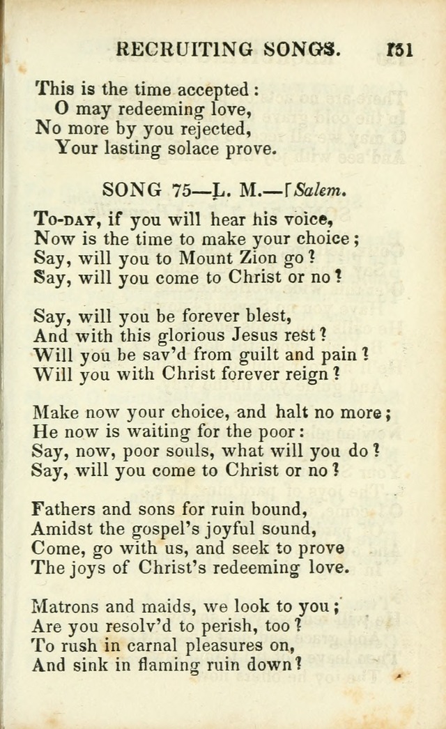 Psalms, Hymns and Spiritual Songs, Original and Selected. (14th stereotype ed.) page 151