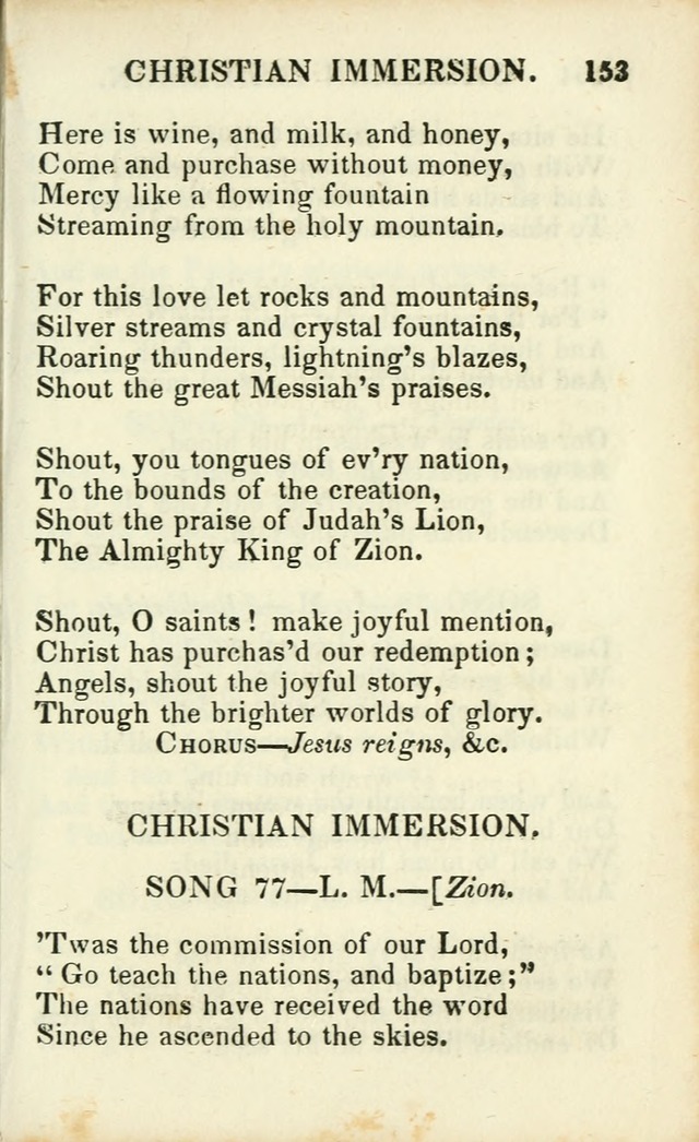 Psalms, Hymns and Spiritual Songs, Original and Selected. (14th stereotype ed.) page 153