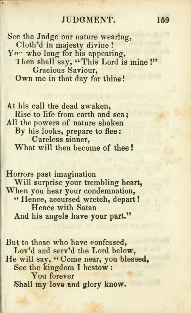 Psalms, Hymns and Spiritual Songs, Original and Selected. (14th stereotype ed.) page 159