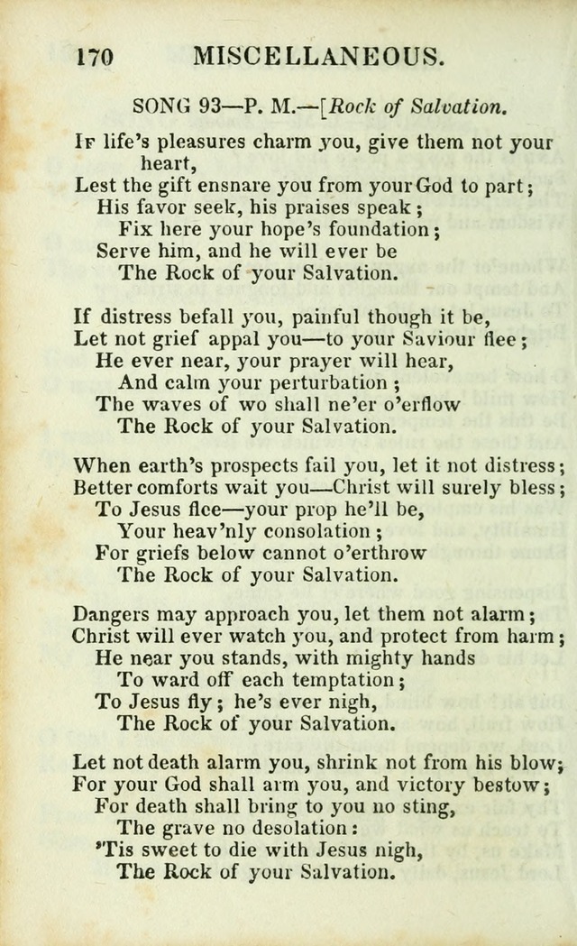 Psalms, Hymns and Spiritual Songs, Original and Selected. (14th stereotype ed.) page 170