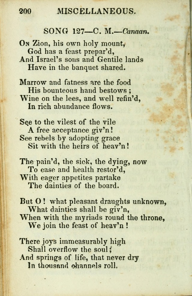 Psalms, Hymns and Spiritual Songs, Original and Selected. (14th stereotype ed.) page 200