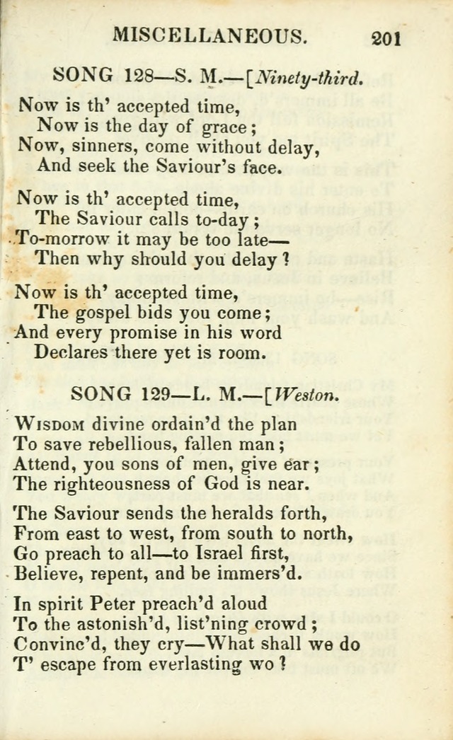 Psalms, Hymns and Spiritual Songs, Original and Selected. (14th stereotype ed.) page 201