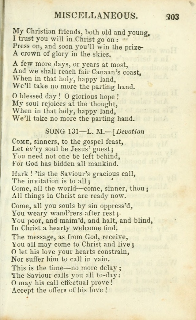 Psalms, Hymns and Spiritual Songs, Original and Selected. (14th stereotype ed.) page 203