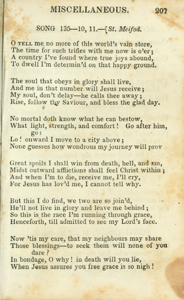 Psalms, Hymns and Spiritual Songs, Original and Selected. (14th stereotype ed.) page 207