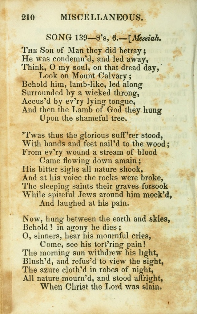 Psalms, Hymns and Spiritual Songs, Original and Selected. (14th stereotype ed.) page 210