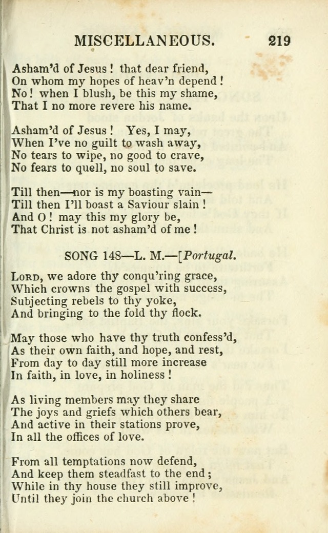 Psalms, Hymns and Spiritual Songs, Original and Selected. (14th stereotype ed.) page 219