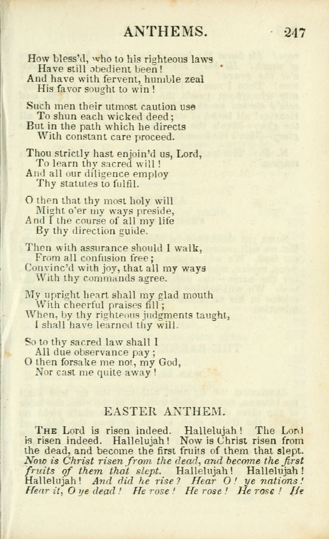 Psalms, Hymns and Spiritual Songs, Original and Selected. (14th stereotype ed.) page 247