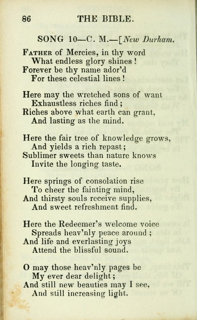 Psalms, Hymns and Spiritual Songs, Original and Selected. (14th stereotype ed.) page 86