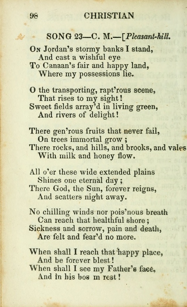 Psalms, Hymns and Spiritual Songs, Original and Selected. (14th stereotype ed.) page 98