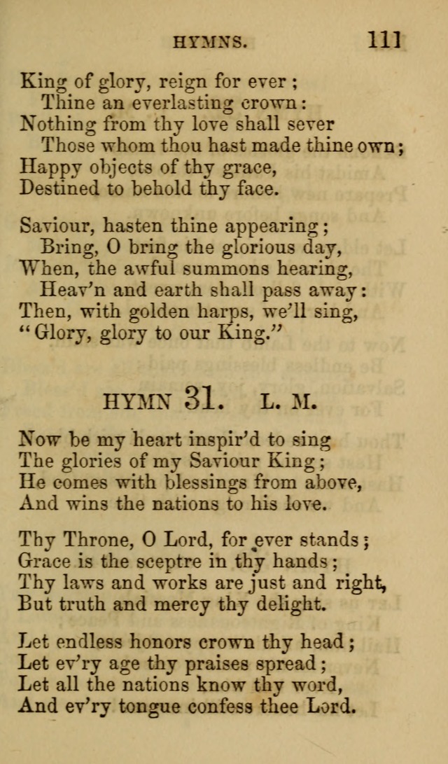 Psalms, Hymns and Spiritual Songs, Original and Selected. (7th ed.) page 111