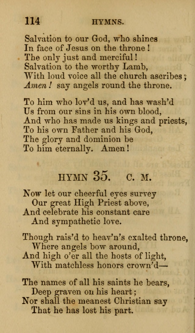 Psalms, Hymns and Spiritual Songs, Original and Selected. (7th ed.) page 114