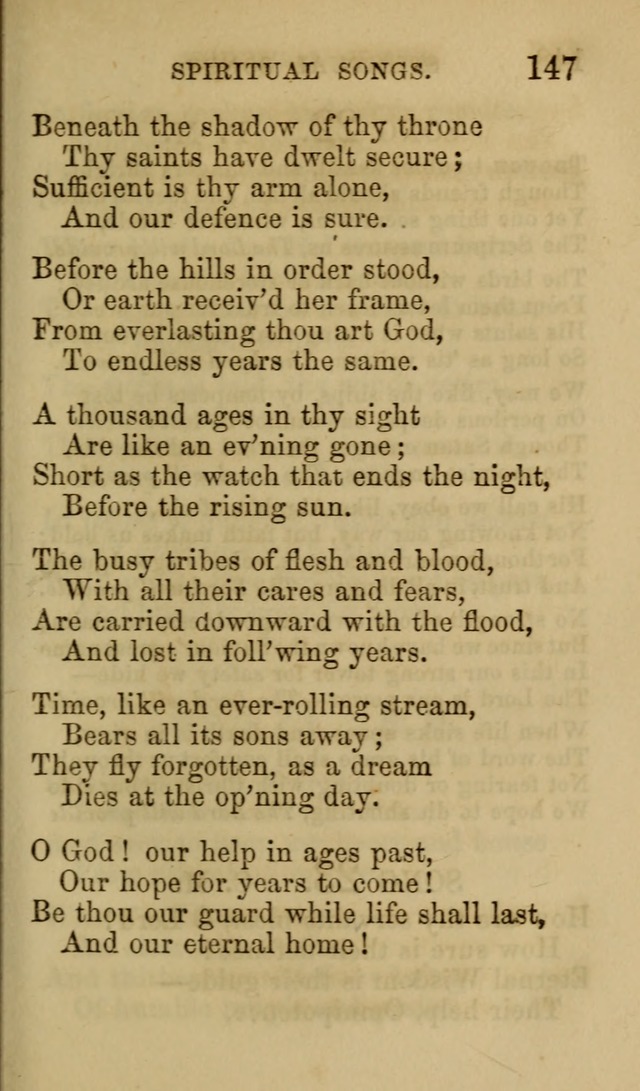 Psalms, Hymns and Spiritual Songs, Original and Selected. (7th ed.) page 147