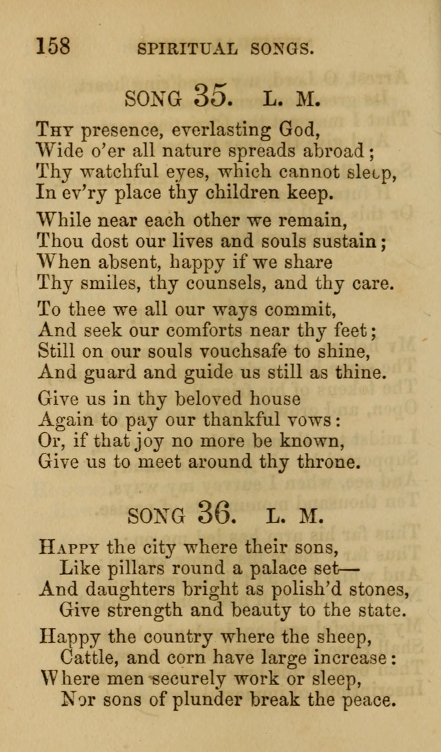 Psalms, Hymns and Spiritual Songs, Original and Selected. (7th ed.) page 158