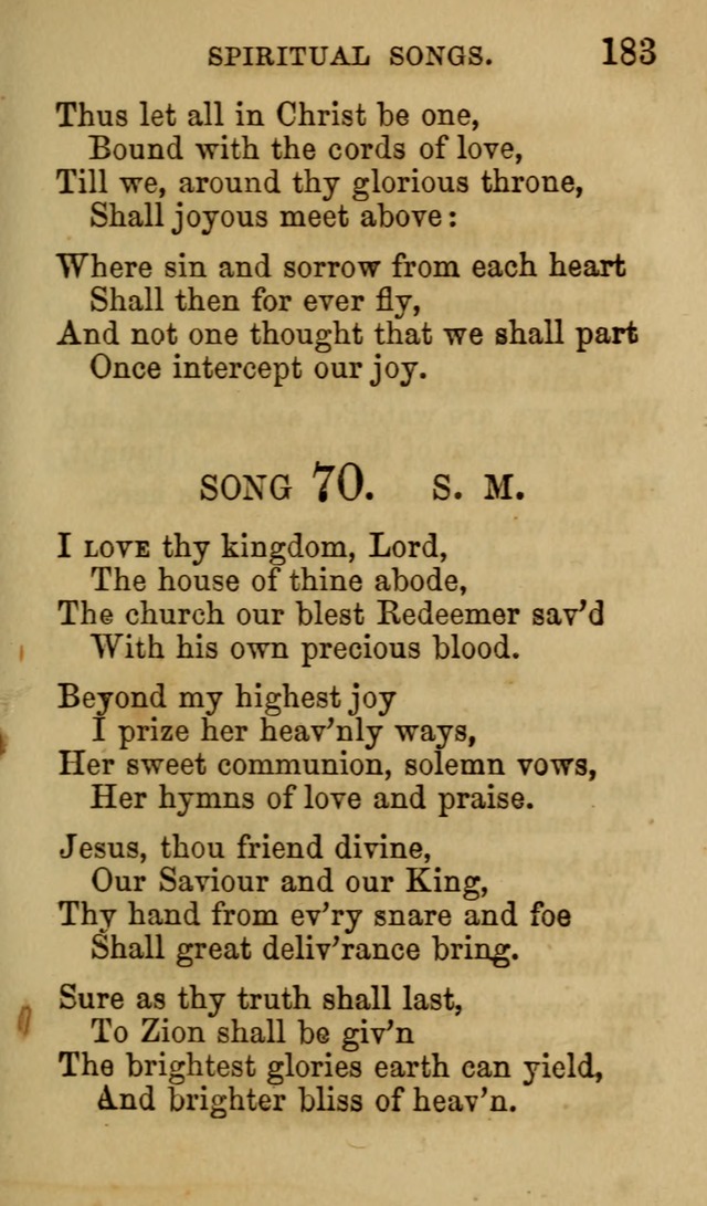 Psalms, Hymns and Spiritual Songs, Original and Selected. (7th ed.) page 183