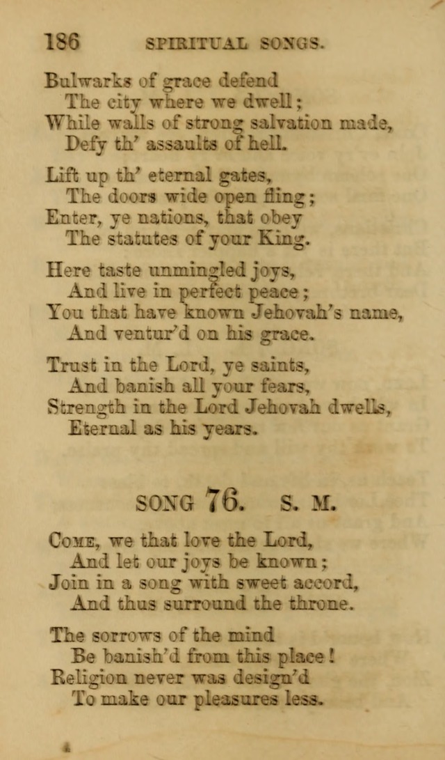 Psalms, Hymns and Spiritual Songs, Original and Selected. (7th ed.) page 186