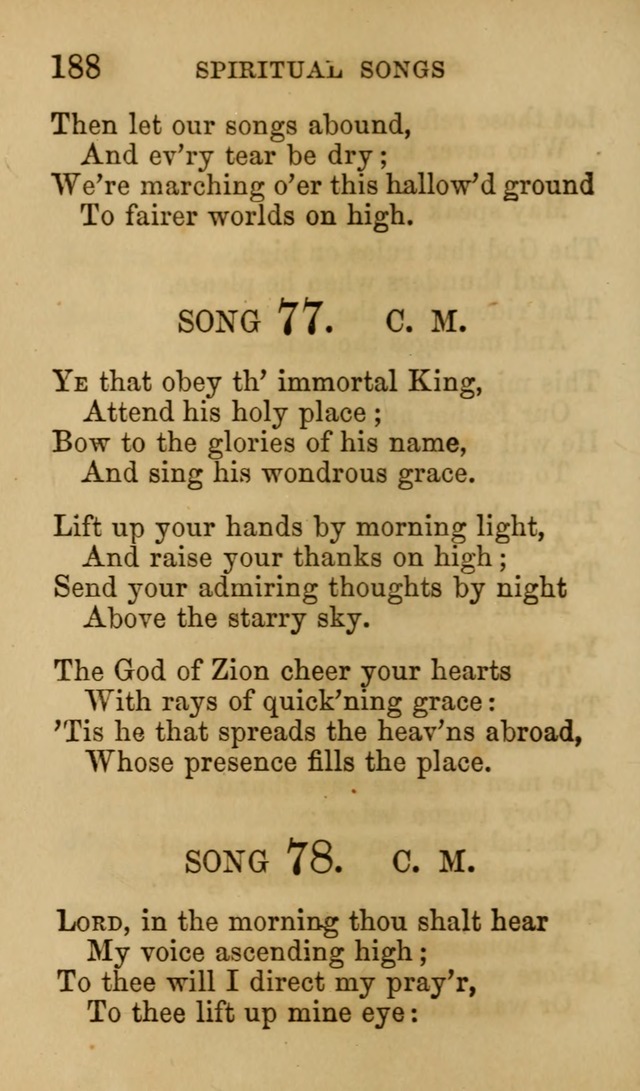 Psalms, Hymns and Spiritual Songs, Original and Selected. (7th ed.) page 188