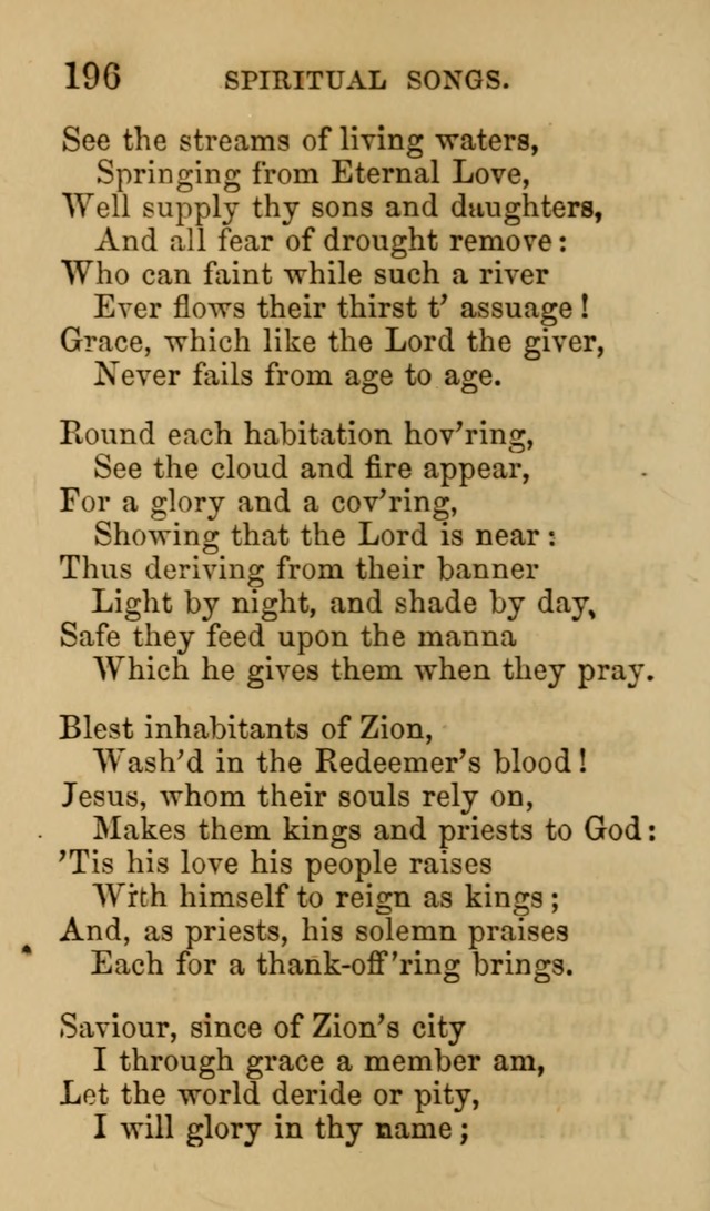 Psalms, Hymns and Spiritual Songs, Original and Selected. (7th ed.) page 196