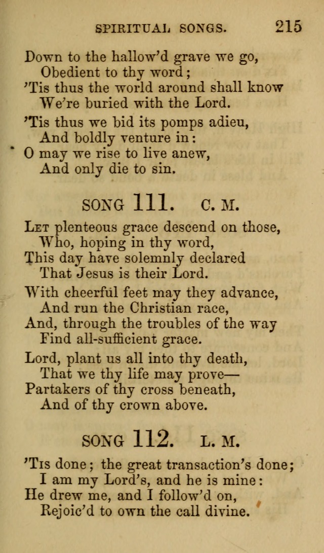 Psalms, Hymns and Spiritual Songs, Original and Selected. (7th ed.) page 215