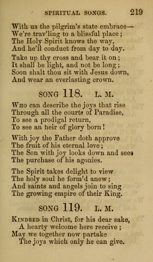 Psalms, Hymns and Spiritual Songs, Original and Selected. (7th ed.) page 219